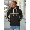 Men's black jumper Rings Hooded jumpers