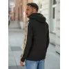 Men's black jumper Rings Hooded jumpers