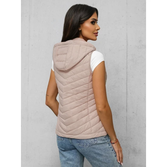 Moteriška rusva liemenė su gobtuvu Percy Moteriškos liemenės