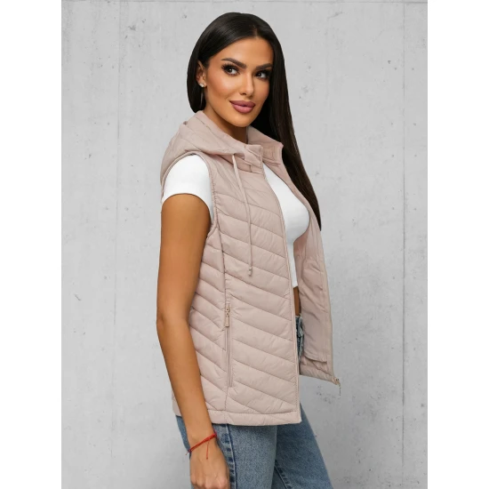 Moteriška rusva liemenė su gobtuvu Percy Moteriškos liemenės