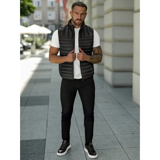 Vyriška juodos spalvos liemenė Stix Liemenės