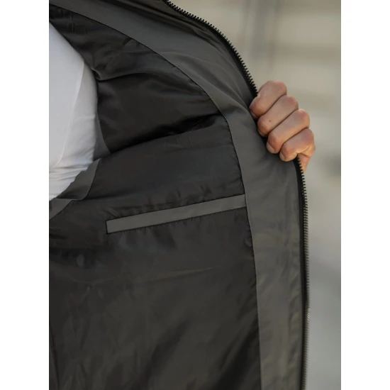 Vyriška tamsiai pilka liemenė Corles Liemenės