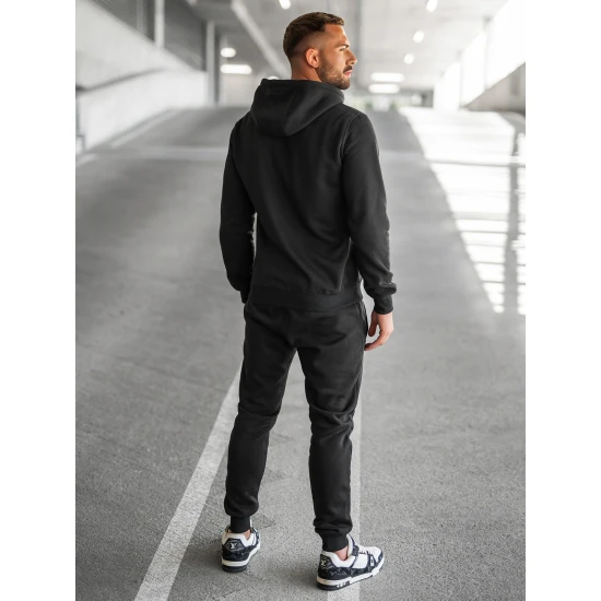 Juodas vyriškas sportinis kostiumas Pazar ax0138
