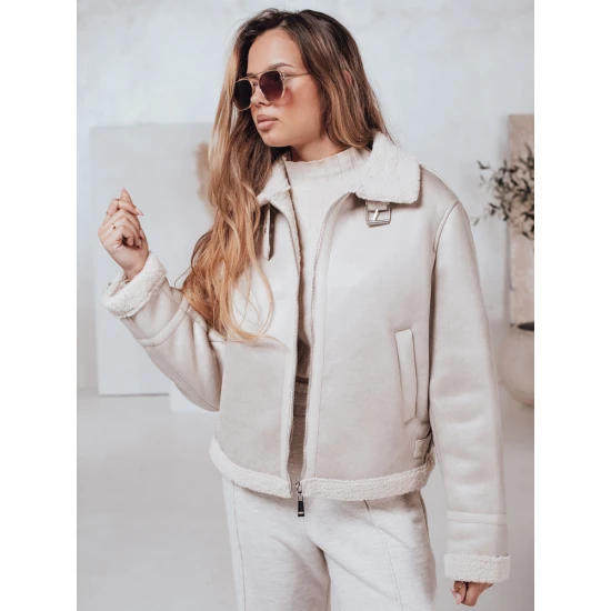 Moteriška balta striukė Mira Moteriškos striukės