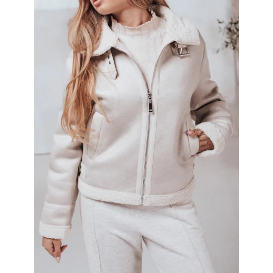 Moteriška balta striukė Mira Moteriškos striukės