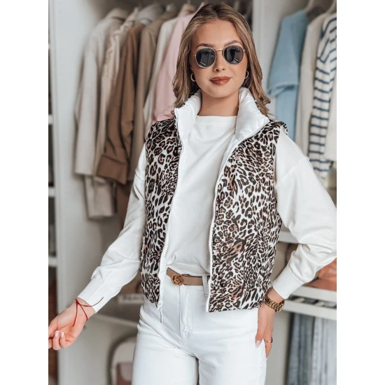 Moteriška balta dvipusė liemenė Puff Moteriškos liemenės