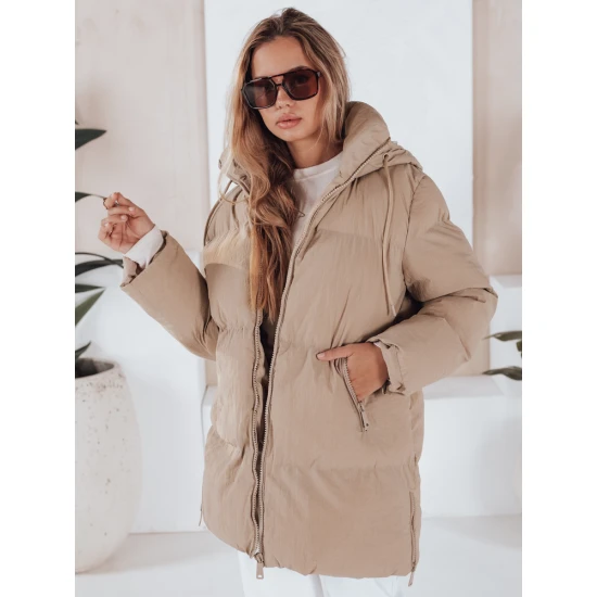 Moteriška dygsniuota rusva striukė Letis Moteriškos striukės