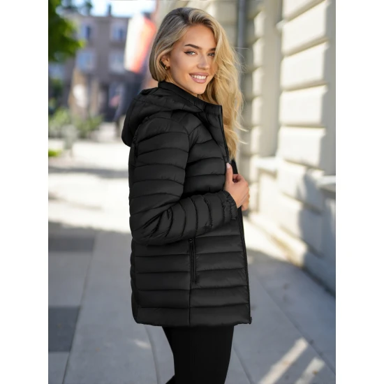 Moteriška juodos spalvos striukė Albi Moteriškos striukės