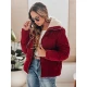 Moteriška žieminė bordo striukė Trendy Moteriškos striukės