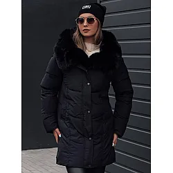 Women's black winter jacket Niki