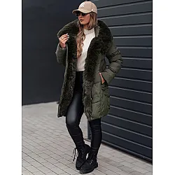 Women's khaki winter jacket Niki