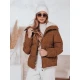 Moteriška žieminė ruda striukė Trendy Moteriškos striukės