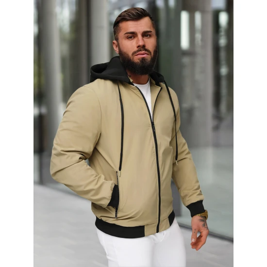 Vyriška rusvos spalvos striukė Sense Vyriškos Striukės ir Paltai