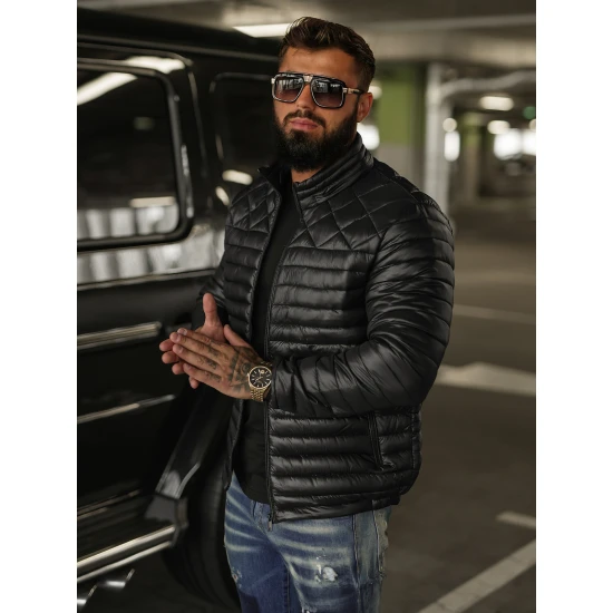 Vyriška juoda striukė Astor Vyriškos Striukės ir Paltai