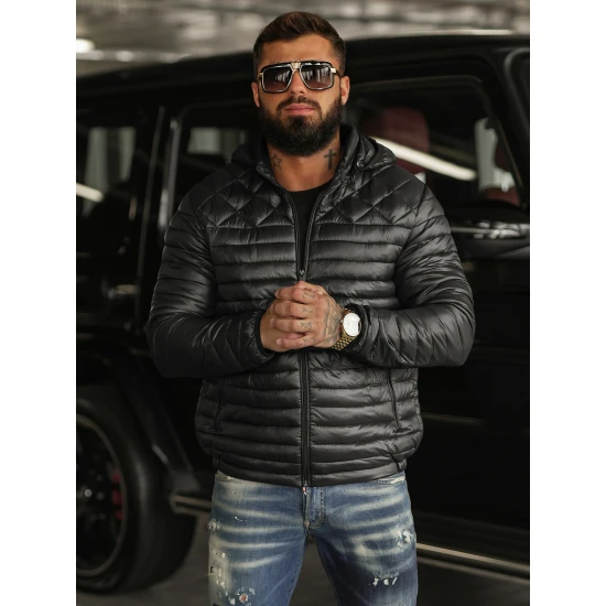 Vyriška juoda striukė Astor Vyriškos Striukės ir Paltai