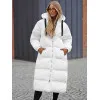 Moteriškas baltos spalvos paltas Izabel JS/5M3163/281Z