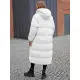 Moteriškas baltos spalvos paltas Izabel JS/5M3163/281Z