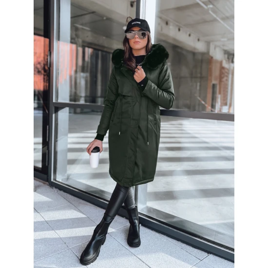 Chaki ilga moteriška striukė Juste Moteriškos striukės