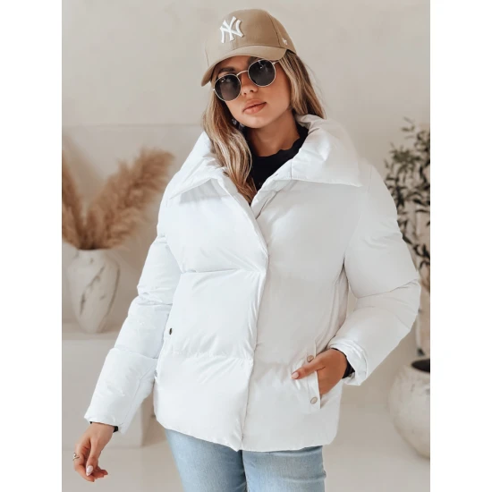 Moteriška žiemeinė baltos spalvos striukė Lari Moteriškos striukės