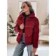 Moteriška žiemeinė bordo spalvos striukė Lari Moteriškos striukės