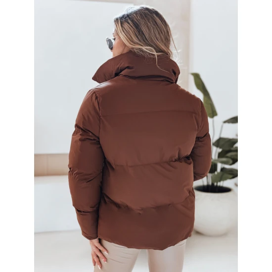 Moteriška žiemeinė tamsiai rudos spalvos striukė Lari Moteriškos striukės