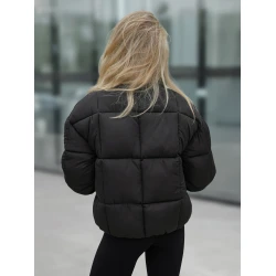 Moteriška juoda žieminė striukė Pensil