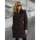 Moteriška tamsiai ruda žieminė striukė Flint Moteriškos striukės