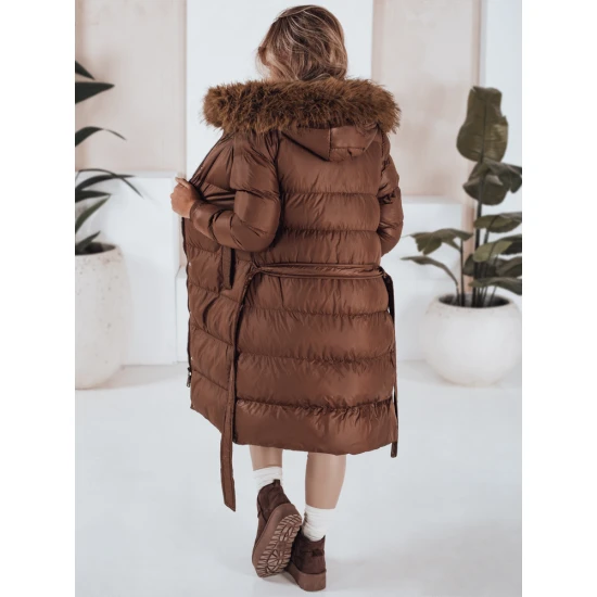 Moteriška žieminė ruda striukė Bela Striukės