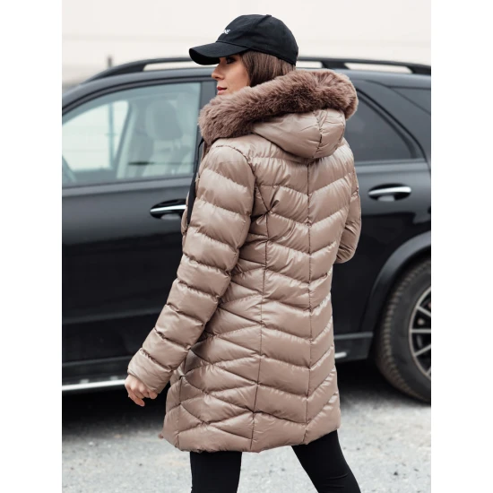 Moteriška rusva dygsniuota striukė Crystal Moteriškos striukės