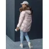 Naisten vaaleanpunainen talvitakki Jessica Naisten takit