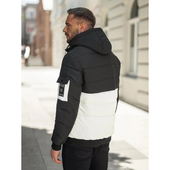 Vyriška juoda/balta žieminė striukė Molix Žieminės striukės