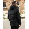 Vyriška juoda žieminė striukė Lorenco JS/57M7503/392