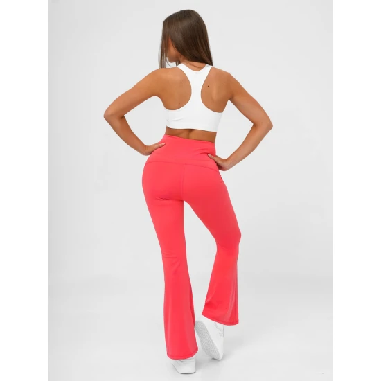 Moteriškos rausvos kelnės Karin Laisvalaikio kelnės