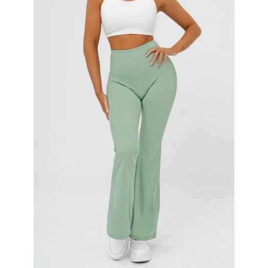 Moteriškos mėtinės spalvos sportinės kelnės Perla Laisvalaikio kelnės