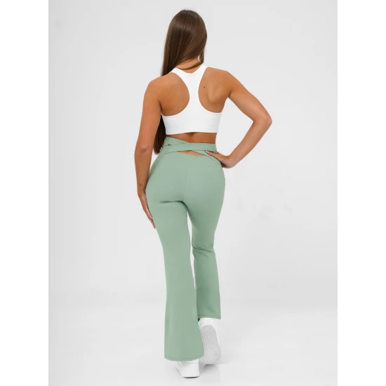 Moteriškos mėtinės spalvos sportinės kelnės Perla Laisvalaikio kelnės