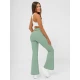 Moteriškos mėtinės spalvos sportinės kelnės Perla Laisvalaikio kelnės