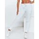 Moteriškos baltos laisvalaikio kelnės Flor JS/CK01