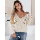 Women's white sweater Kerinda Women's sweaters