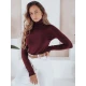 Moteriškas bordo megztinis Vanoria Moteriški megztiniai