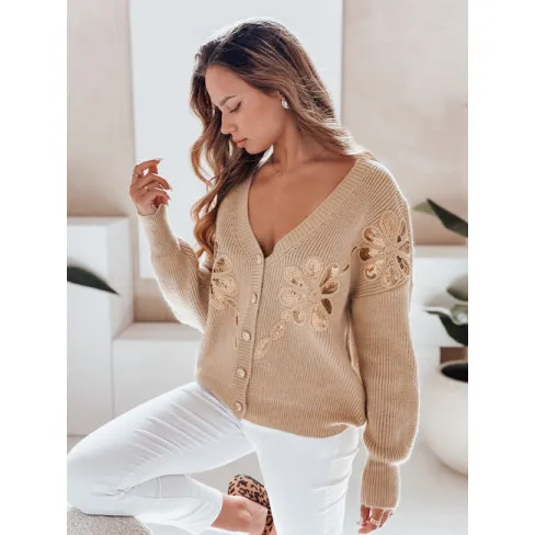 Women's light brown sweater Kerinda Women's sweaters