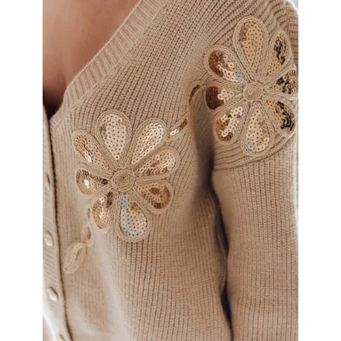 Women's light brown sweater Kerinda Women's sweaters