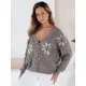 Women's grey sweater Kerinda Women's sweaters