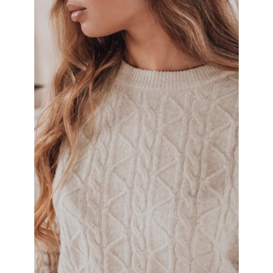 Moteriškas rusvas megztinis Bravina Džemperiai