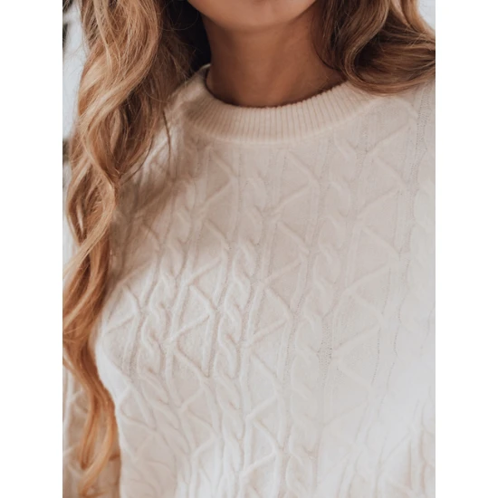 Moteriškas baltas megztinis Bravina Džemperiai