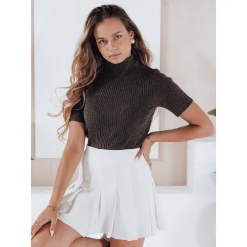 Women's dark brown jumper Bela Women's sweaters