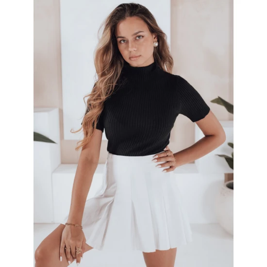 Moteriškas juodas megztinis Bela Moteriški megztiniai