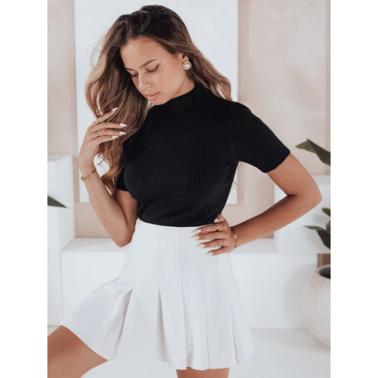 Moteriškas juodas megztinis Bela Moteriški megztiniai