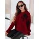 Moteriškas bordo megztinis Daga Moteriški megztiniai