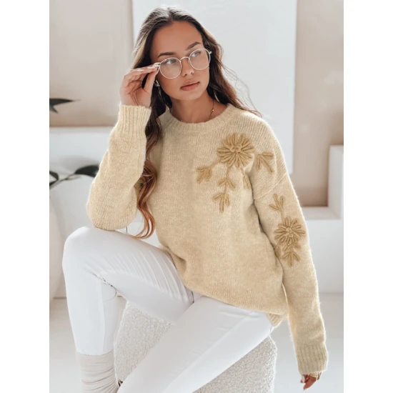 Moteriškasm rusvas megztinis Daga Džemperiai