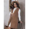 Women's brown waistcoat Artemi Women's waistcoats